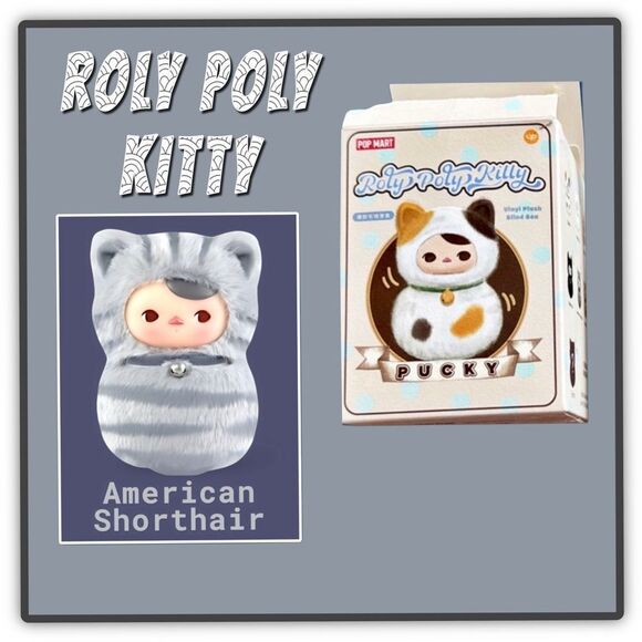 Pop Mart Roly Poly Kitty American Shorthair - Picture 16 of 16